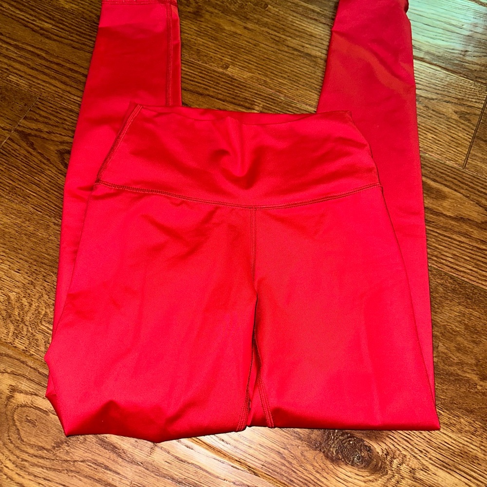 Aerie Bold Scarlet Leggings